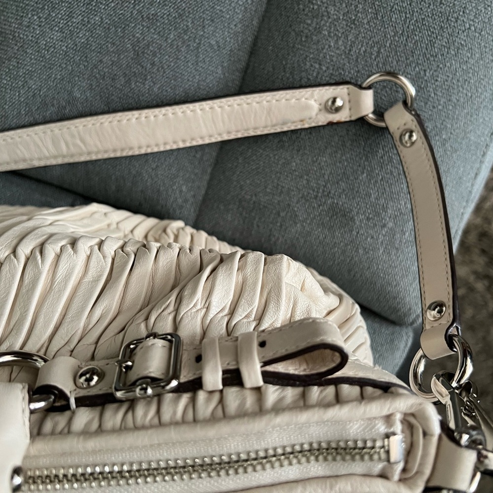 Coach Madison Sophia Gathered Leather Satchel shoulder Bag Purse - Picture 9 of 13